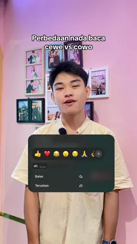 Perbedaan nada baca cewe vs cowo😌 Kalian kalo baca chat nadanya kaya gini juga gak sih?😁 #fyppp #foryouu #trendingvideos #photobooth #photostudio #selfietimeid  