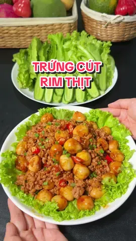 Cách làm trứng cút rim thịt #kenhcuamy 