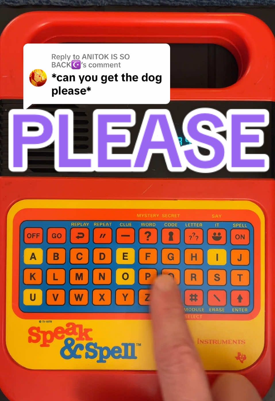 Replying to @ANITOK IS SO BACK☪️ *can you get the dog please* #Bubala #ThemeParkGeek #ShirtlessGeek #UnderwearGeek #CheekyGeek #SpeakAndSpell #GeekAndSpell #CanYouGetTheDogPlease 