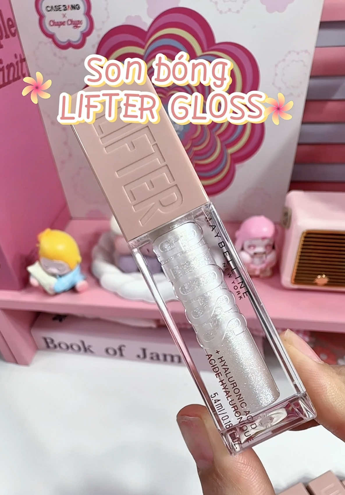 MAYBELLINE - Son bóng Lifter Gloss màu 01 #maybelline #maybellinevn	#makeup #trangdiem #beauty #swatch #cometics #salegiuathang #ThuHaiFreeship #KOC #muataitiktokshop #tiktokshop #saleluongve #unboxing #review #Livedaily #tiktokshopmall#lamdep #duongda #skincare 