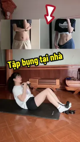 Bạn hoàn toàn có thể tự tập bụng tại nhà #xuhuong #taptheduc #taptheductainha #tapbung #tapbungtainha #trutapbung 