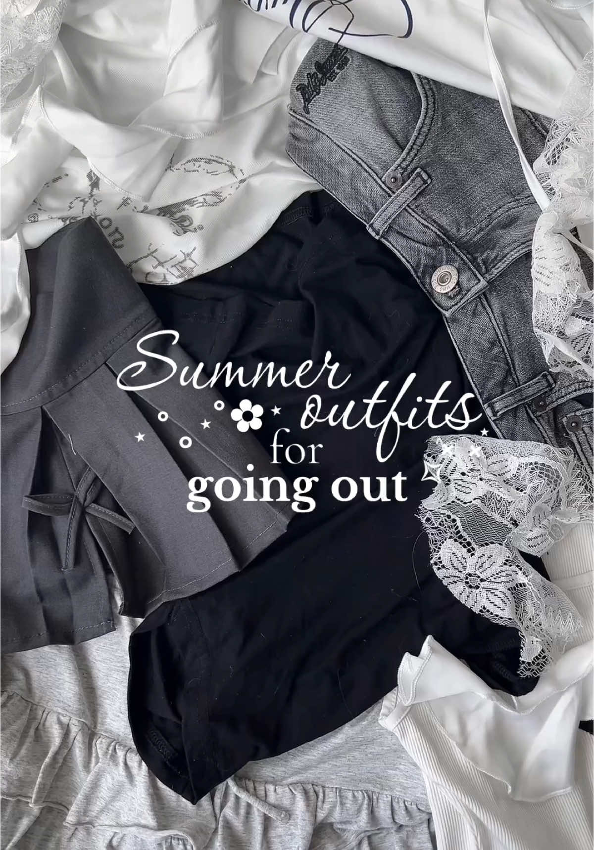 summer outfits perfect for going out! (featuring pieces from @YesStyle ) hope you like them!🤍 [use my code 