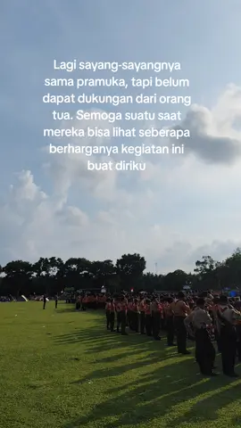 Cinta pramuka, tapi belum direstui. #fyp #pramuka #pramukaindonesia 