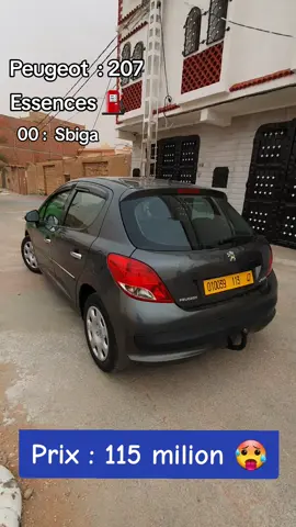 Peugeot 207  anne : 2013  machya : 213 Réel ✅️  Voiture très propre Macchlah ❤️ #maroco🇲🇦algeria🇩🇿tunisia🇹🇳 #algerie🇩🇿 #peugeot207 #tunas 