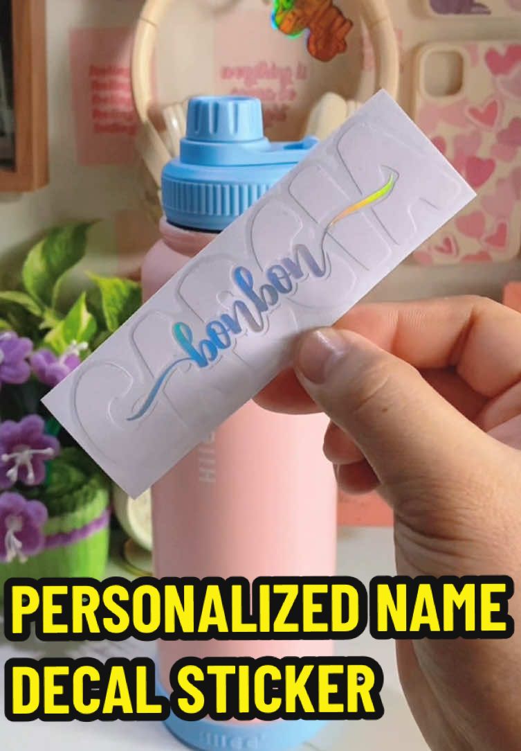 Customize Name Decal Sticker for Tumbler ✨ #fyppppppppppppppppppppppp #fypシ゚viral🖤tiktok #foryou #customizenamesticker #customizestcikername #customizesticker #personalizednamedecalstciker #decalsticker 
