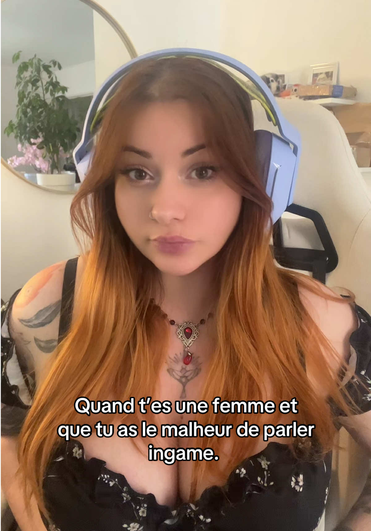 Halalaa la misogynie sur les jeux vidéos, Toujours là en 2025 🤷🏻‍♀️ #foryou #egirl #fyp #altgirl #GamerGirl #gamers #Valorant #leagueoflegends #riotgames #gamer #toxicgamer 