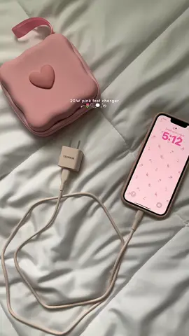 got the cutest phone charger ! 💗💫 #charger #phonecharger #iphonecharger #fastcharger #20wattsiphonecharger #fyp #trending #viral 