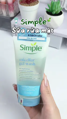Sữa rửa mặt chân ái cho da khô ✨💕 #suaruamat #suaruamatsimple #simple #suaruamatdakho #reviewlamdep #chamsocda #lamdep #thihanhreview 