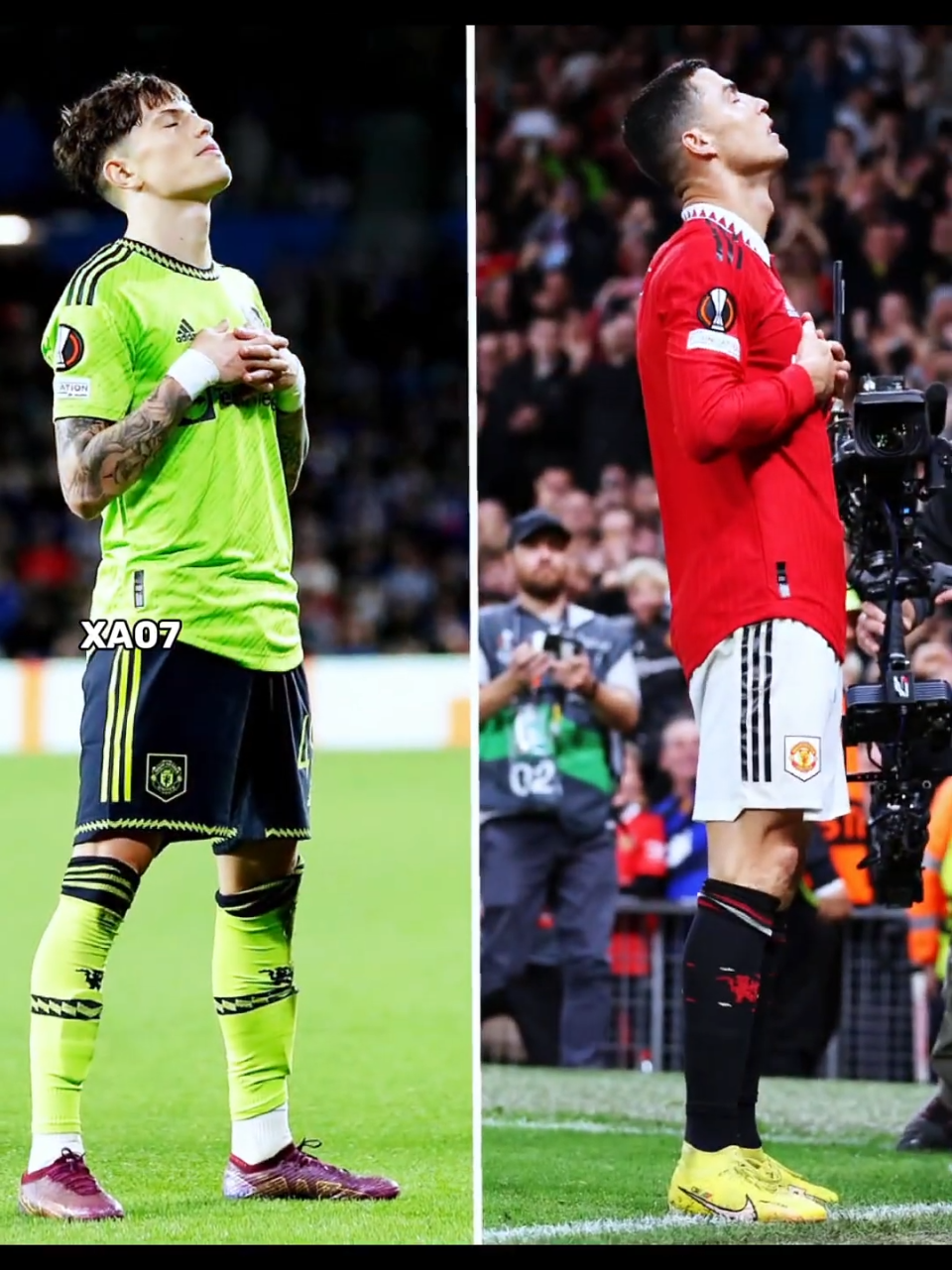 Garnachos's Love For His Idol Ronaldo ❤️😍 #fyp #footballtiktok #fifa #ronaldo #videoviral #viral 