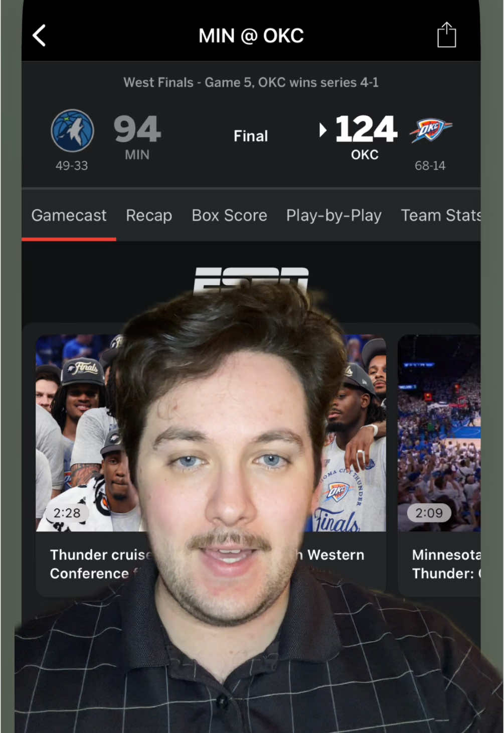 Thunder make the finals #NBA #nbabasketball #fyp #greenscreen 