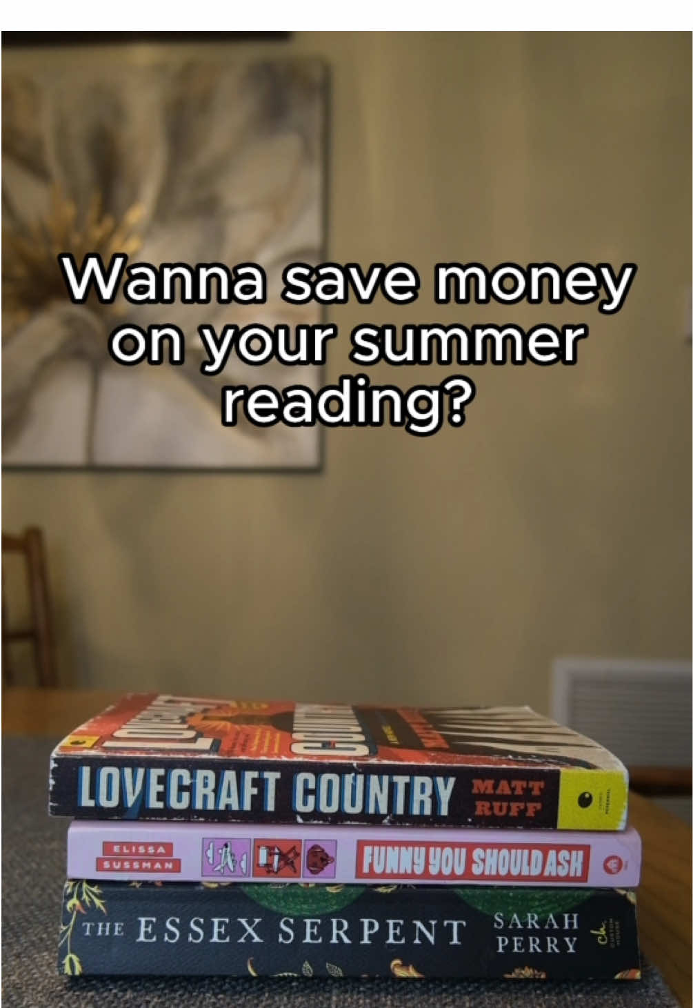 Save money on your summer reading by using thrift books! 📚  With the price of just about everything going up these days, let’s save some money where we can!  #BookTok #bookshopping #bookhaul #bookrecommendations #readerscommunity @ThriftBooks 