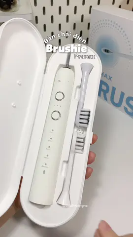 Bàn chải điện Brushie promax. Bản công thái học mới nha #banchaidien #brushie #vesinhrangmieng #viral #xuhuong #pageforyou #tiktok #tieutruongne 