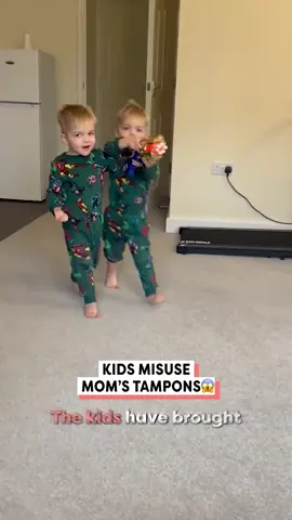 She'll be hiding them 🤣 @arkbykomi #fyp #gonewrong #MomsofTikTok #funnytiktok #funnymomentvideos #kidsoftiktokfunny  Kids misuse mom's tampons