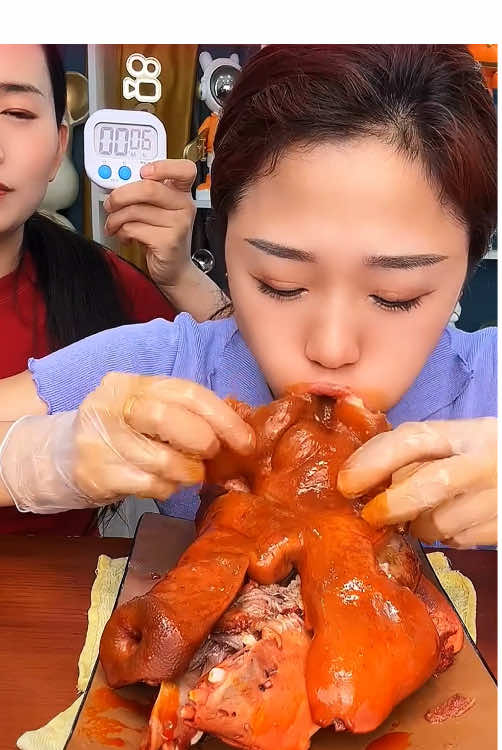 Braised pork face meat.#food #eating #foryourpage #fyp #fypシ #delicious #meat #pork #braised 