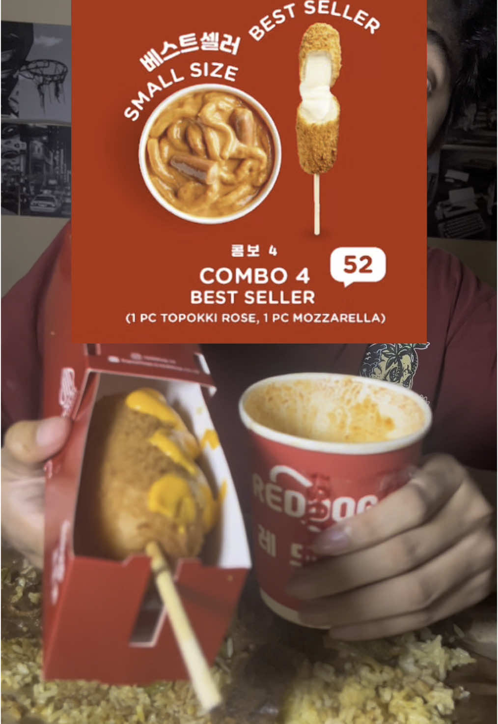 Nasi padang dengan combo 4 reddog🤤, auto kenyang #makanking #mukbang #reddog #promomakangajian 