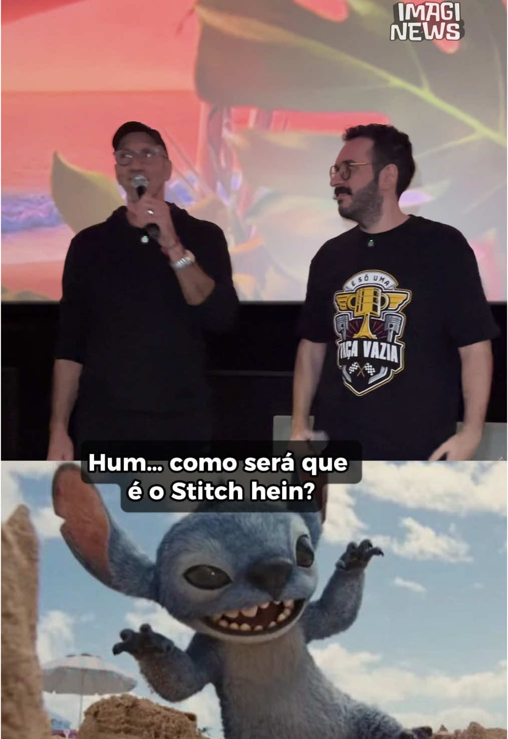 Papo com o lendário dublador Márcio Simões, na sessão exclusiva de #LiloEStitch do portal @imaginews.com.br  