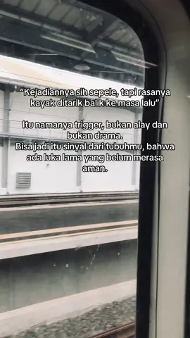 Kadang kita ngga sadar, emosi yang merepotkan itu berakar dari luka lama yang belum selesai. #trigger #trauma #psikologi 