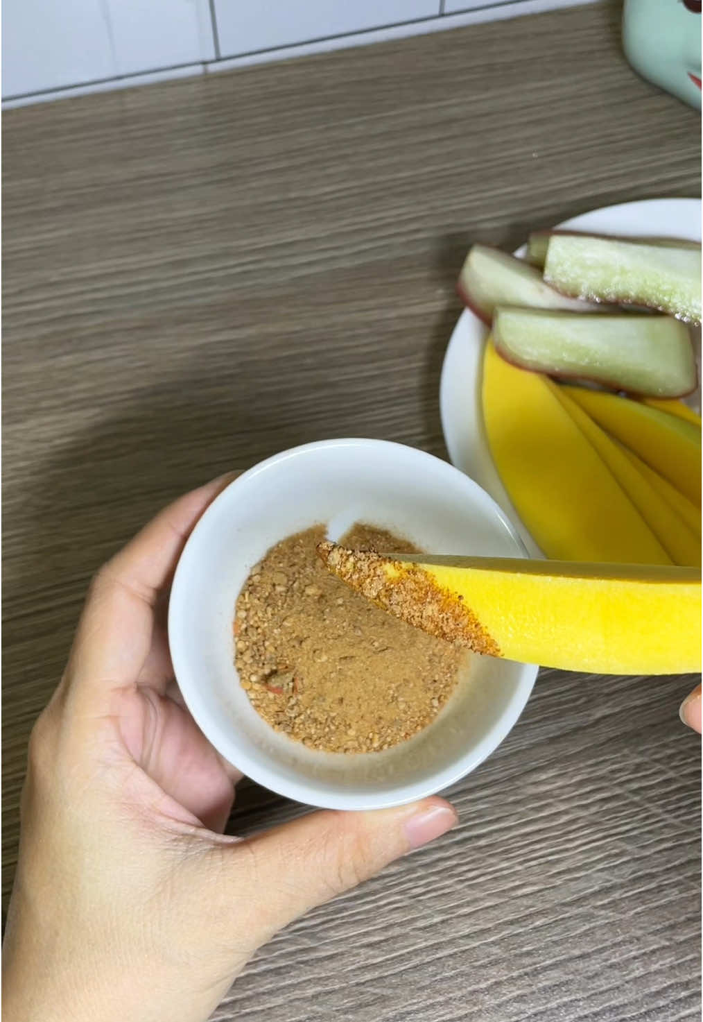 Mukbang cùng muối chấm siêu dính #xuhuong #trend #viral 