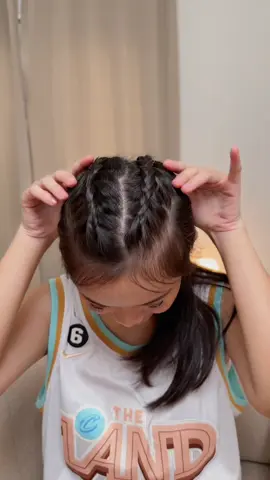Membalas @qeyyy kepang buat olahraga ok niih😎 #hairstyle #hairtutorial #caraikatrambutwanita #caraikatrambut #braid #kepang #haircare #kepangtempel 