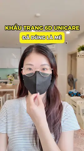Hiểu sao mà cái khẩu trang 6D này hót hít rồi nha #khautrang #khautrang6d #khautrang6dunicare #khautrangchongnang #khautrangunicare #dandanreview #review #reviewkhautrang 