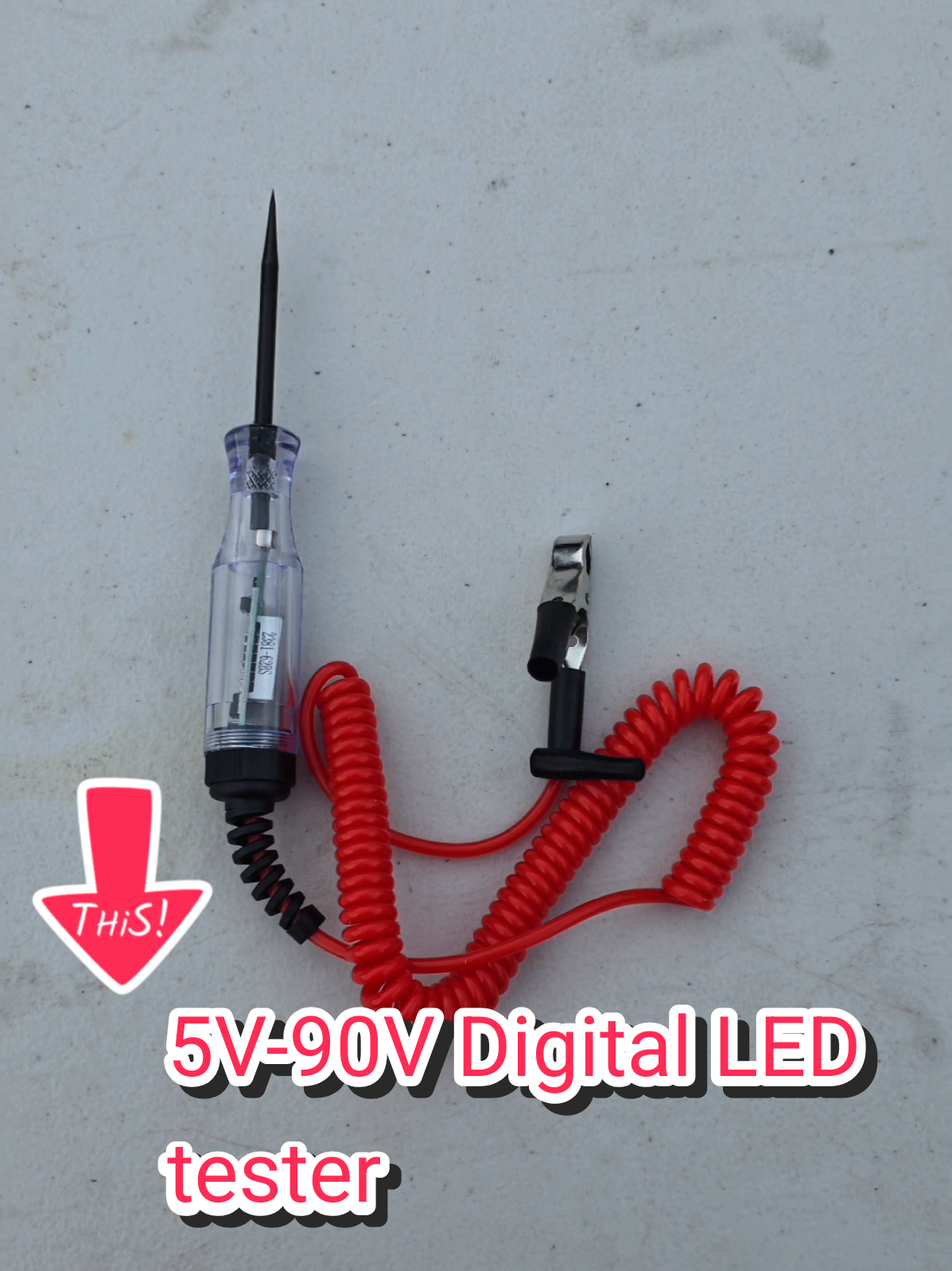 Heavy Duty 5V-90V Digital LED #tester #circuittester #ledtester #automotive  #probadordecorriente #12v #autos #electricaltester #voltagetester #mechanic #mechanictools #cartools #musthaves  #tiktokshop #tiktokshopcreatorpicks #fyp 