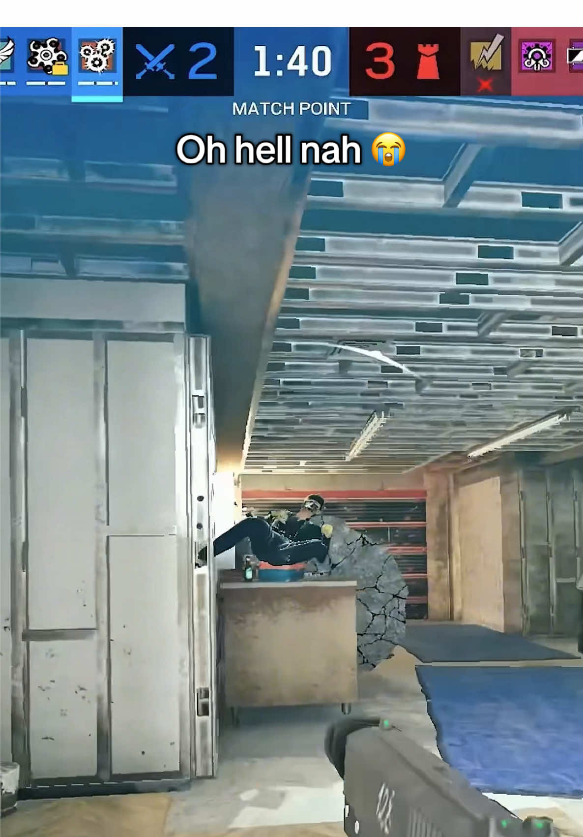 Why did the clip end early? 🤔 #r6siege #rainbowsixsiegememes #r6siegeclips #r6 #r6s 