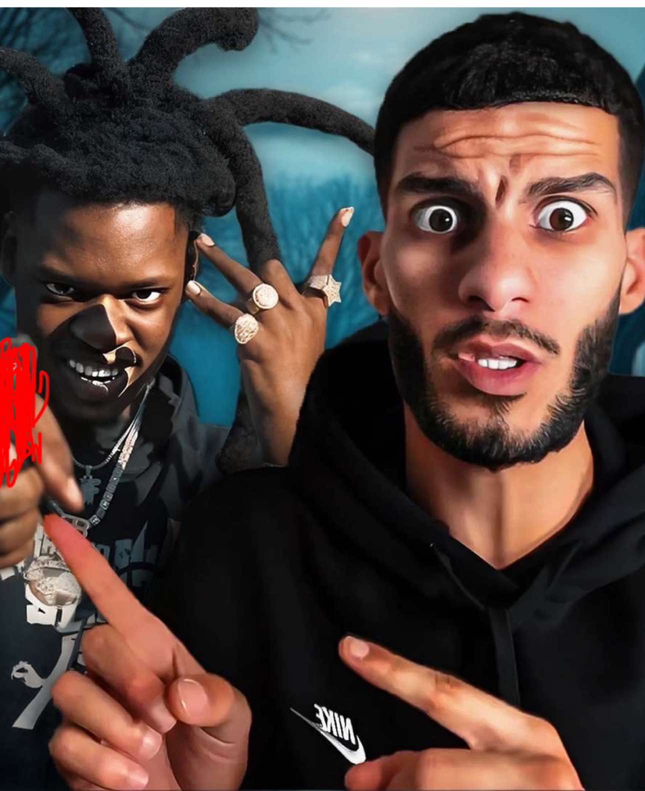 VIDÉO ENTIÈRE EN BIO OU YOUTUB « Mehdii2x » . Yungeen Ace ♠️ Vs Foolio 😈 #rappers #yungeenace #foolio 