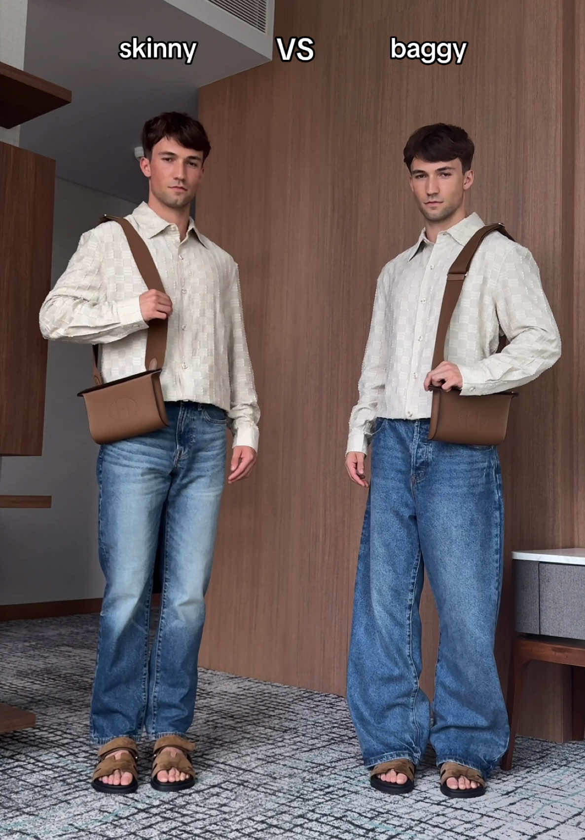 Skinny jeans or baggy jeans? 👖 Save for later #fashionhacks #style #jeans 