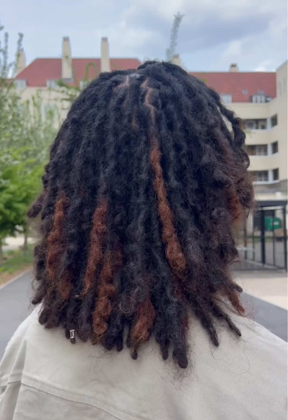 Deep ginger streaks and retwist🍂  @Woolfkingsx @Kevin Murphy Store UK   #hairstylist #londonhairstylist #naturalhair #fyp #locs #locsdye
