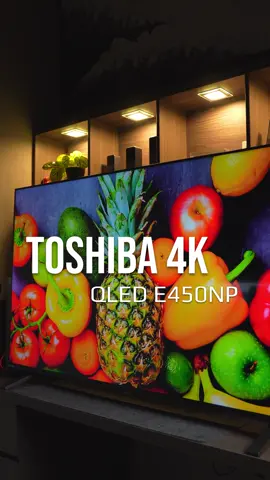 Toshiba Smart TV E450NP QLED 4K OS menggunakan VIDAA, ga perlu di ragukan lagi sih kalo kualitas dari Toshiba karna fine tuned in japan, designed in japan ‼️ #toshibatv #seefeeladmire #VIDAATV #TVToshiba @Toshiba TV Official Store 