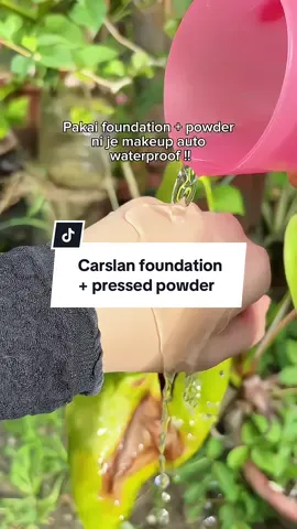 Makeup tahan lama!! #carslan #foundation #pressedpowder #makeup 