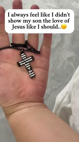 Cross necklace for teenagers #giftforteenboys #crossnecklace #christian #praisegod #christiantiktok #sam&lori