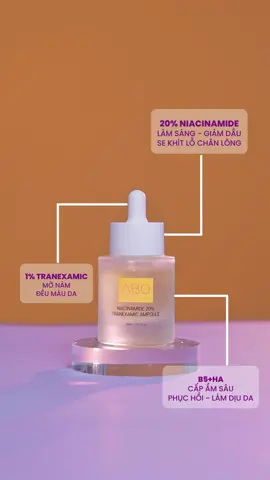 Mùa hè này, tự tin toả sáng với làn da khoẻ đẹp nhờ ABO Niacinamide 20% Tranexamic Ampoule các nàng ơiii 🥰🥰 #abovietnam #skincare #chamda #trending #niacinamide ##thammun
