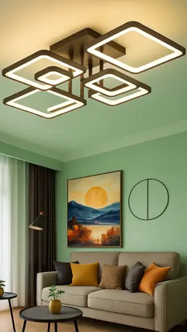 lampu plafon kotak aesthetic lampu ruang tamu ruang makan #lampuplafon  . 