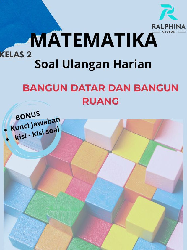 SOAL ULANGAN KELAS 2 MAT BAB BANGUN DATAR N RUANG  Bismillaah.. ingin membersamai para bunda yg berupaya mengoptimalkan kecerdasan ananda tersyang dg kegiatan edukatif. -Soal ulangan matematika kelas 2 bab Bangun datar dan bangun ruang - terdiri dr soal-soal pilihan ganda, dan isian beserta kunci jawaban dan Kisi-kisinya welcome untuk yg mau file asli. atau cek bio #lkpdsd #lkpdmatematika #sas #soalulanganharian #kelas2sd #soalmatematika  #motorikhalus #tracing #warna #tracingbentuk #montessoriathome #montessori #mainanedukatif #numbers #simbol #worksheets #digitalproducts #lkpdsd #paud #educacionkerastase #educationaltoys 