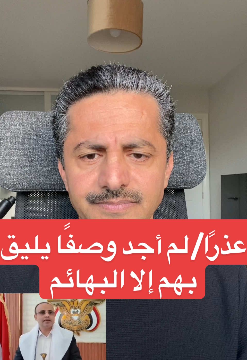 عذرًا للبهائم| #مطار_صنعاء   #علي_البخيتي 