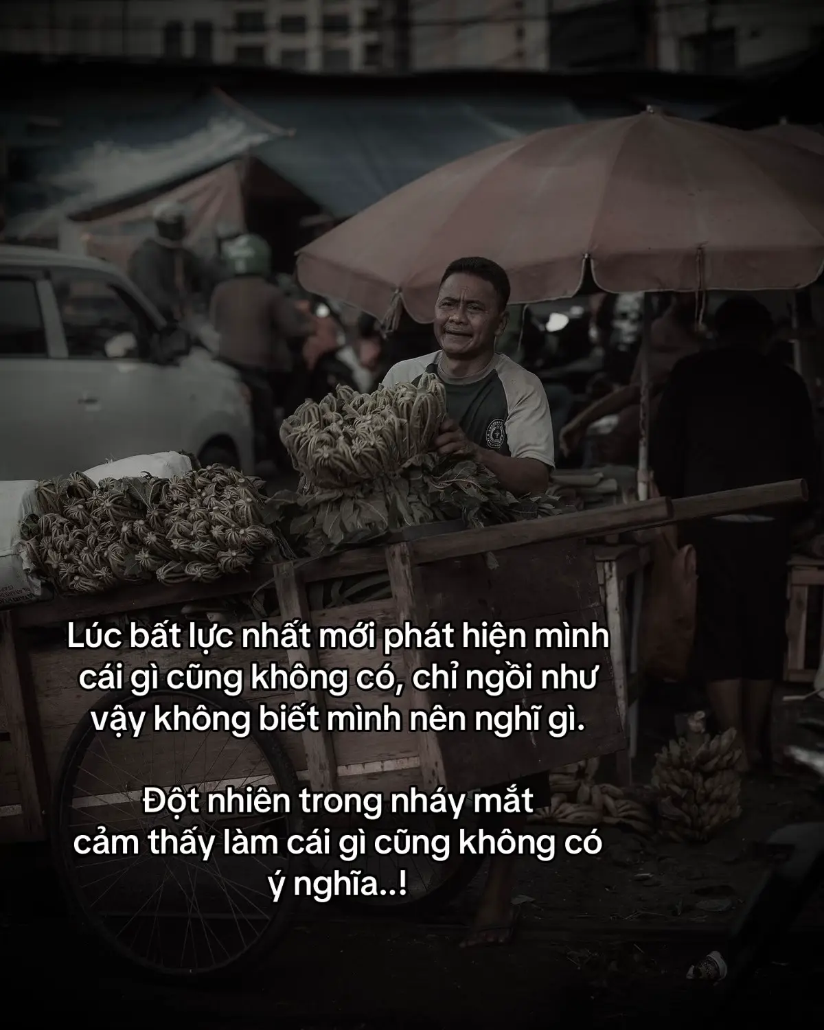 Lúc bất lực nhất mới phát hiện mình cái gì cũng không có, chỉ ngồi như vậy không biết mình nên nghĩ gì. Đột nhiên trong nháy mắt cảm thấy làm cái gì cũng không có ý nghĩa..!#viralvideo #top1xuhuongtiktok 