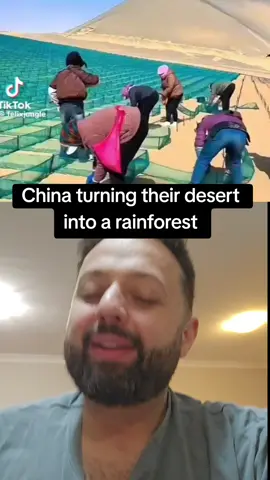China changing their desert 