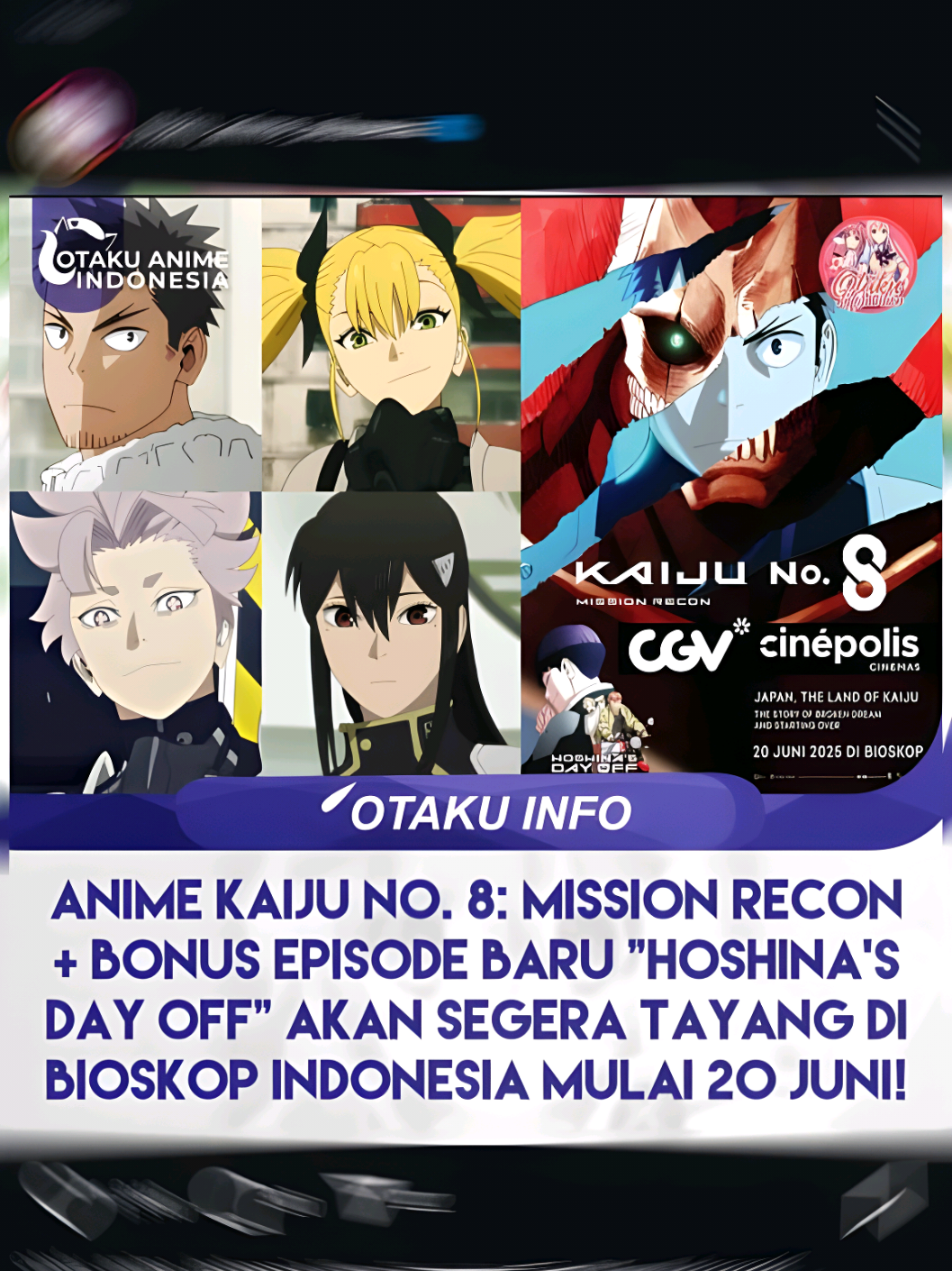 Bagian 3 | Sc : otaku_anime_indonesia #いつもありがとう #よーしキンプリを幸せにするぞ #ほらみてほらみて犬だね #愛してます #アニメーション部門 #ふいぷ #アニメ #kaijuno8 #kaijuno8anime #anime #animeedit 