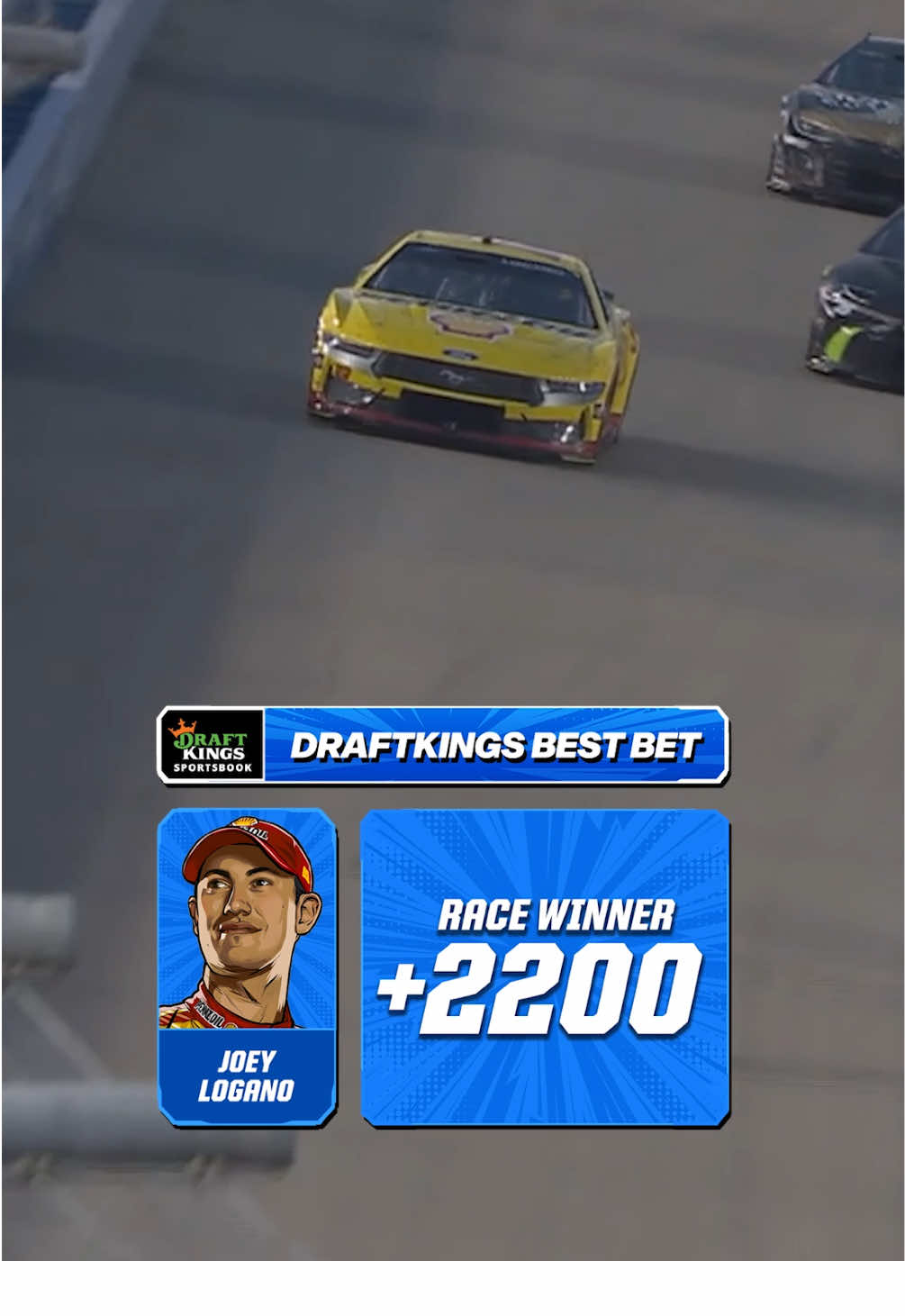 Will Joey Logano (+2200) do it again at Nashville Superspeedway?  Sponsored @DraftKings Sportsbook  #DKPartner