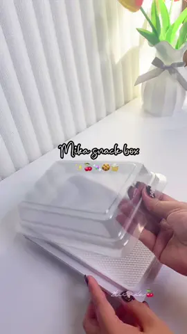 Mika snack box tampilan cantik🧁🍒 dari @sasaolshop89 @33plast #mika #mikasnack #mikakue #mikasnackbox #mikaplastik 