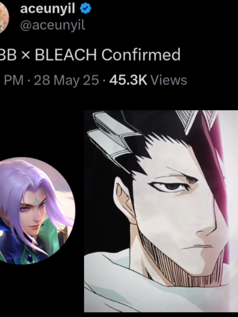MLBB X Bleach  Ling x Byakuya #MLBB #mlbbxbleach 