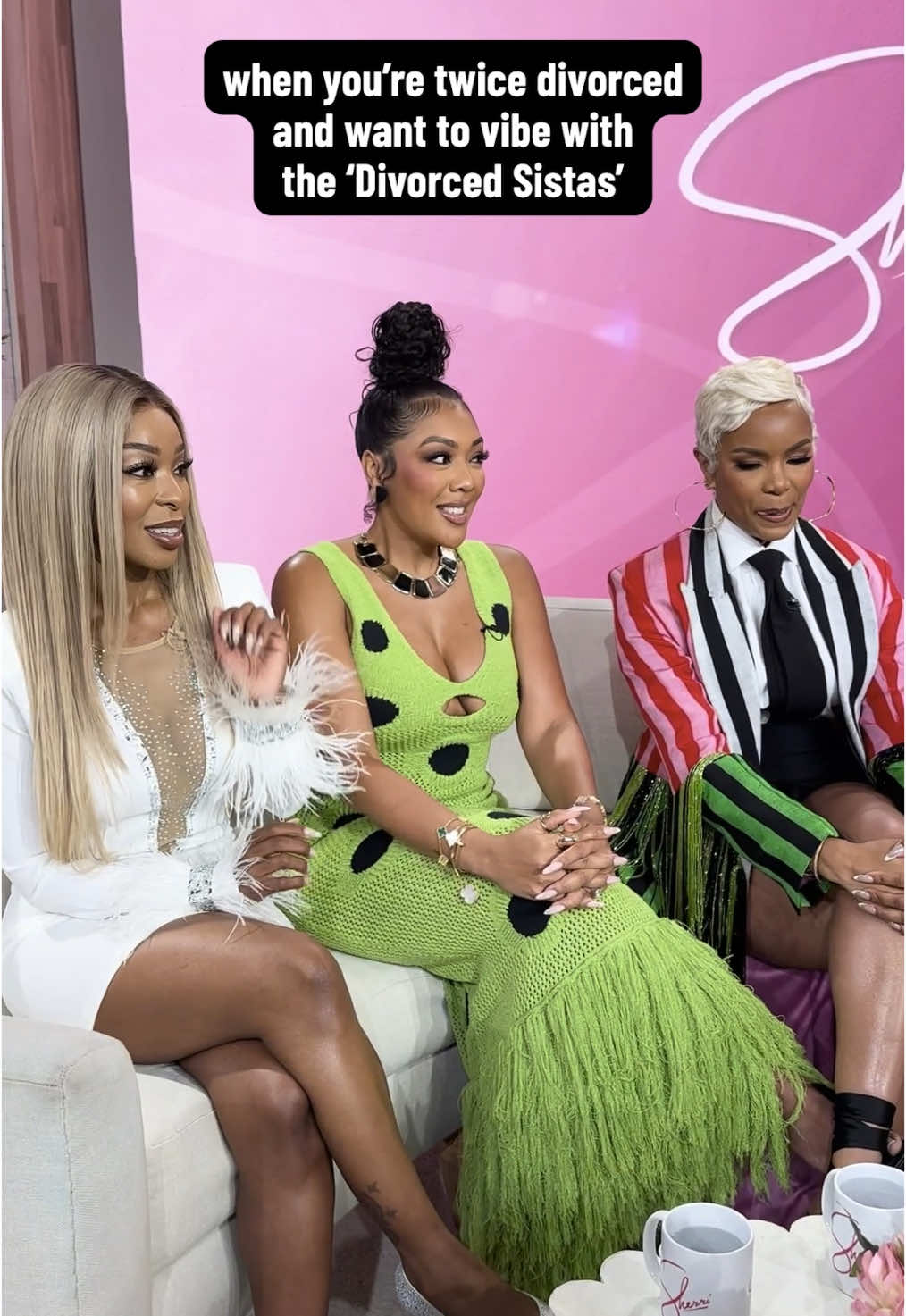 Hey “Divorced Sistas”…  #sherrishepherd #sherrishowtv #tylerperry #sistasonbet #divorcedsistas @BET Networks @BETPlus @porschacoleman @letoya luckett @khadeeniam @@sherrieshepherd @Tyler Perry Studios @SistasOnBET 