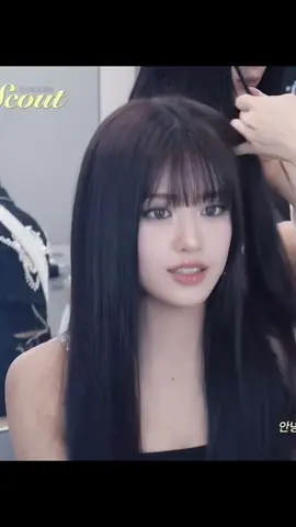 Long straight hair with bangs on yujin !! #anyujin #안유진 #iveyujin #yujinive #yujin #ive #아이브 