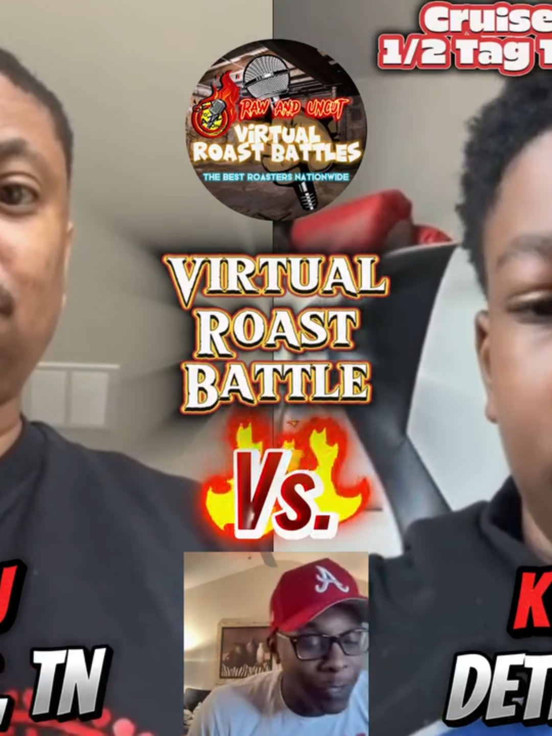 CLASSIC Throwback Roast Battle 😂🔥 @jeremyj.the.comedian vs. @kaution_kw !! #roastcomedy #roastbattle #roastbattles #comedy #anyonecangetit #justjokes #justcomedy #fyp #fy #foryoupage #fortworthtx #birmingham #sanjose #virginia #pompano #louisiana #pensacola #batonrouge #wacotexas #entertainmentpurposesonly