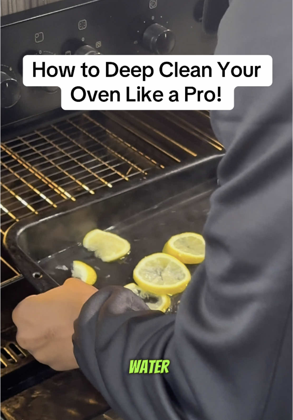 Say goodbye to baked-on grease and grime! 🧽✨ Follow these simple steps to get your oven sparkling clean. #CleaningHacks #OvenCleaning #HomeCare #HomeHacks #CleaningRoutine