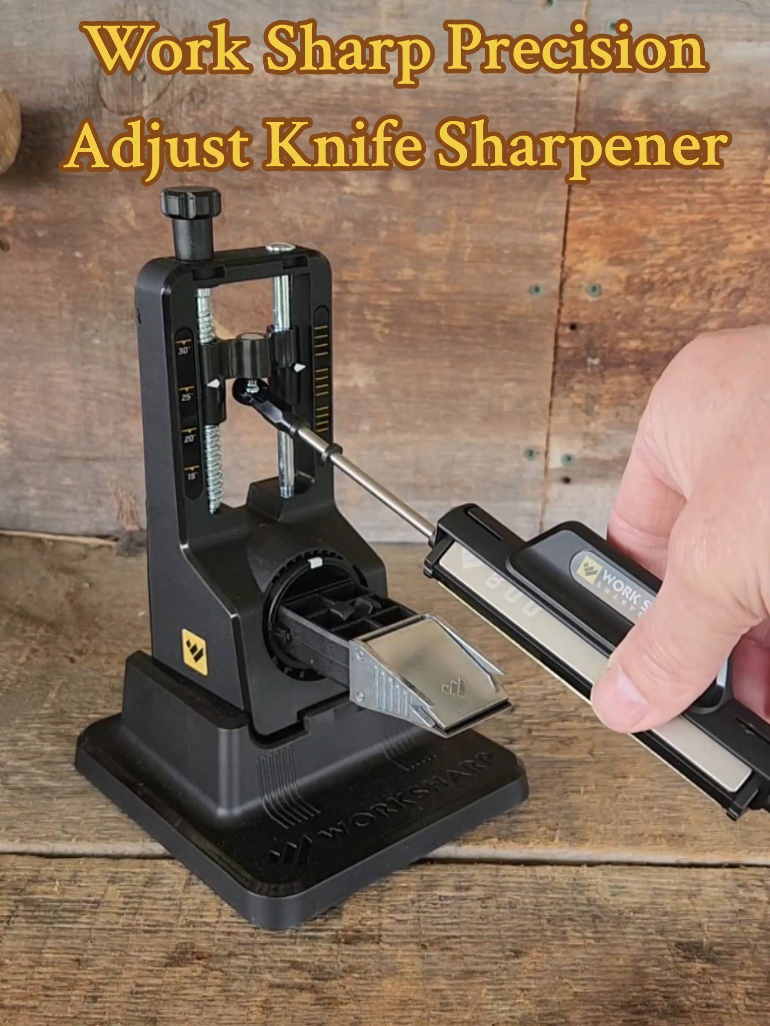 Keep all your knifes razor-sharp with the @Work Sharp Precision Adjust Knife Sharpener. #burningriverbushcraft #worksharp #knifesharpener #knifetok 