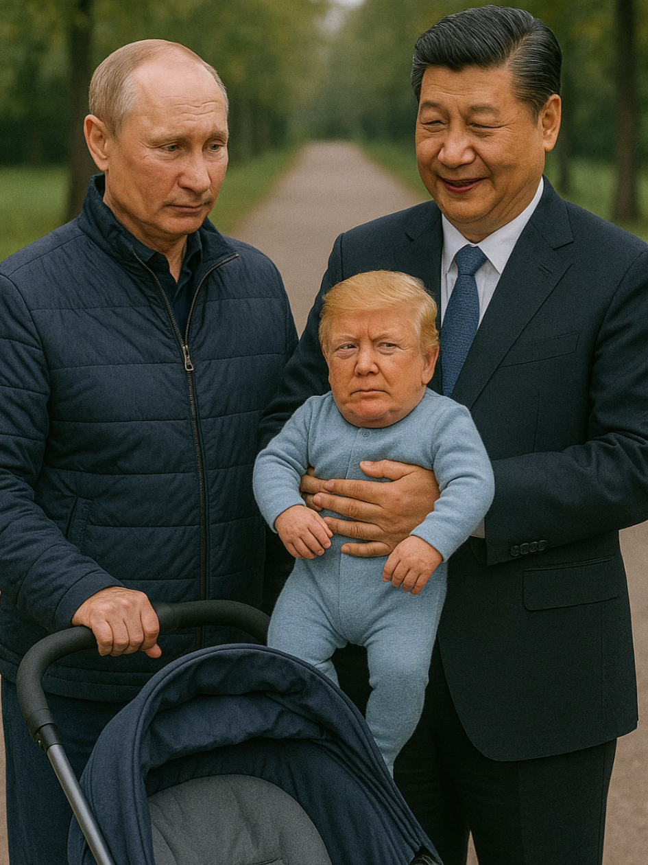 Xi Jinping Kidnaps Baby Trump #aivideo #donaldtrump #vladimirputin #xijinping #zelenskyy 