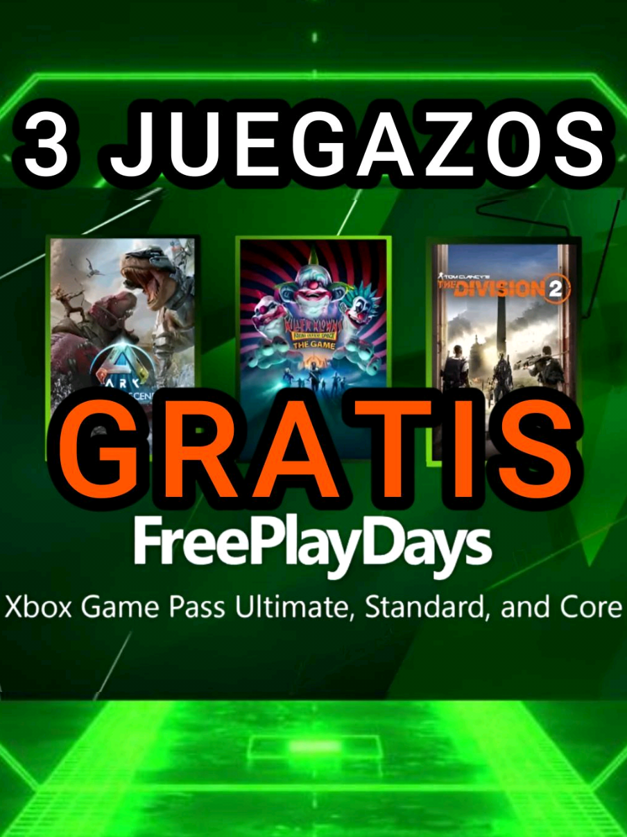 3 juegazos gratis para usuarios de Xbox por tiempo limitado! 🎉🎮🤩 #Xbox #JuegosGratis #oportunidad #gamepass #xboxseriesx #xboxseriess #xboxone #tomclancy #juegosgratis #videojuegos @Xbox México @Xbox 