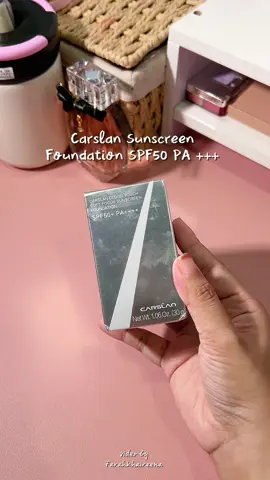 Maaf shakap. Semua product carslan mmg on top! Soon farah buat wear test oki!  #carslanfoundationsunscreen #carslanfoundation #carslan 